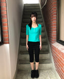Sierra Slit Button Biker Pants