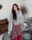 Belle loose check shirt