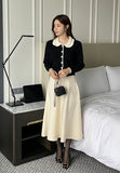 Sopid Frill Collar Knit Cardigan