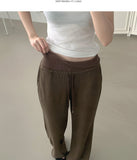 Bootcut ver. Fold Mesh Fabric Banding Bootcut Pants