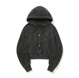 [2-WAY] Kitsch Candy Crop Hood Zip-Up