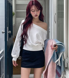 Merge low-rise skirt pants