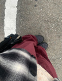 Nelkia color wide corduroy pants