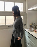 Norin Twisted Round Diagonal Long Sleeve T-Shirt