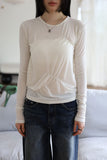 Incision line wide denim