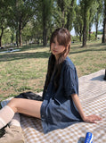 Coser Tencel Western Short Sleeve Denim Shirt