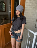 Titz eyelet crop short sleeve