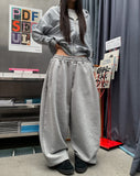 Nuzz Pintuck Belted Balloon Sweatpants