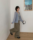 Cheddon Pleated Skirt Pants