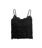 Flower Lace Corset Padded Sleeveless