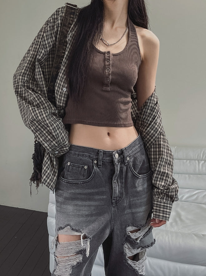 【U LAN】Rashid Overfit Check Shirt U LAN】Rashid Overfit Check Shirt (U LAN/シャツ) 105150919