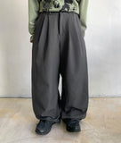 Okono Banding Pin Tuck Slacks