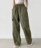 Cargo ver Rustle Cooling Banding Long Wide Pants