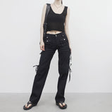 Limone strap button pants