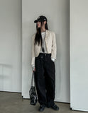 Wellow D-ring cotton balloon pants