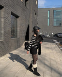 Krong Fleece Leather Mini Backpack