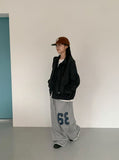 [Unisex] Clanton Printing Banding Wide Pants