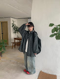 Meiku Carina Pocket Washed Denim Pants