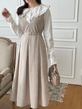 Mollen Frill Big Collar Cotton Blouse