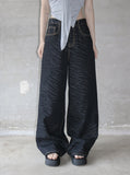 Maecho Zebra Denim Pants