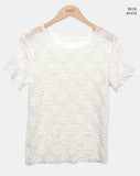 Marmon Crochet Short Sleeve T-shirt