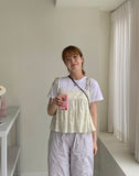 Gark Flower Nylon Sleeveless Blouse