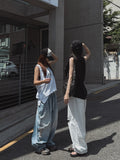 Summer Silk Oversized Fit Layered Sleeveless