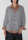 (WOOL) FLUFFY CARDIGAN
