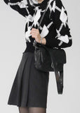 poker argyle knit