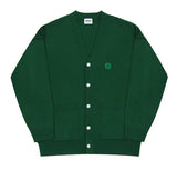 Clover Smile Embroidery Knit Cardigan