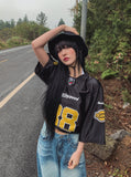88 Sporty Metal Jersey Short Sleeve T-shirt