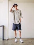 All day wide cotton short pants