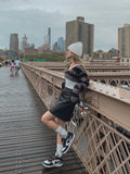 plain eco leather mini skirt