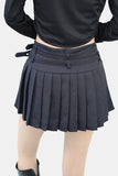 Petit Two Buckle Wool Belt Skirt