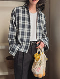 Country crop check shirt