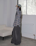 [MADE] Baskin Peach Fuzz Vintage Check Shirt