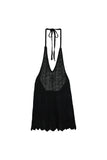 Elfin knit short one piece