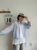 Lilgens Summer See-through Hood Shirt