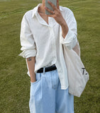 Natural linen shirt