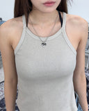 Rhea Pigment Zipper Sleeveless