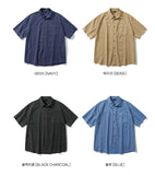 Cool Summer Stripe Pigment Short Sleeve Shirt