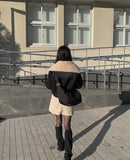 Iro simple half-moon cross bag