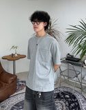 Meso Pocket Henley Neck T-Shirt