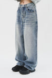 (W) Cloud Washed Jeans