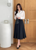 Elina Span Flare Long Skirt