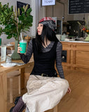 Mono multi-stripe slim hoodie