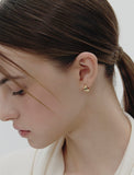 Truvion Silver One-Touch Earrings S