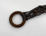 Piral bohemian vintage gemstone loop belt