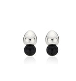 Subni Silver (W) Luciel Onyx Earrings
