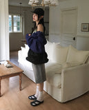 Bizet Salanta Summer See-Through Hooded Long Sleeve Shirt